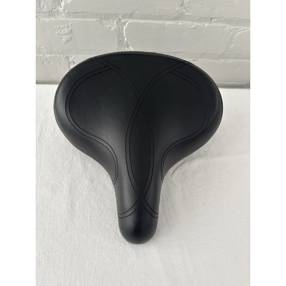 Electra Comfort Bike Seat Wide Cruiser Saddle Black Padded Replacement Seat